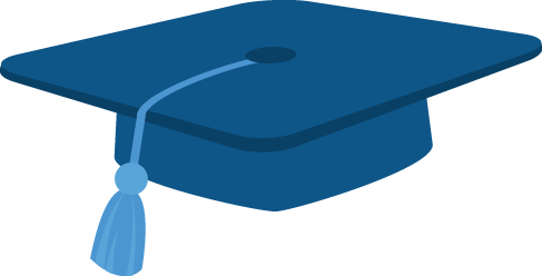 Www - Whooosreading - Org - Graduation Cap Transpa - Graduation Hat Png Realistic (487x248), Png Download