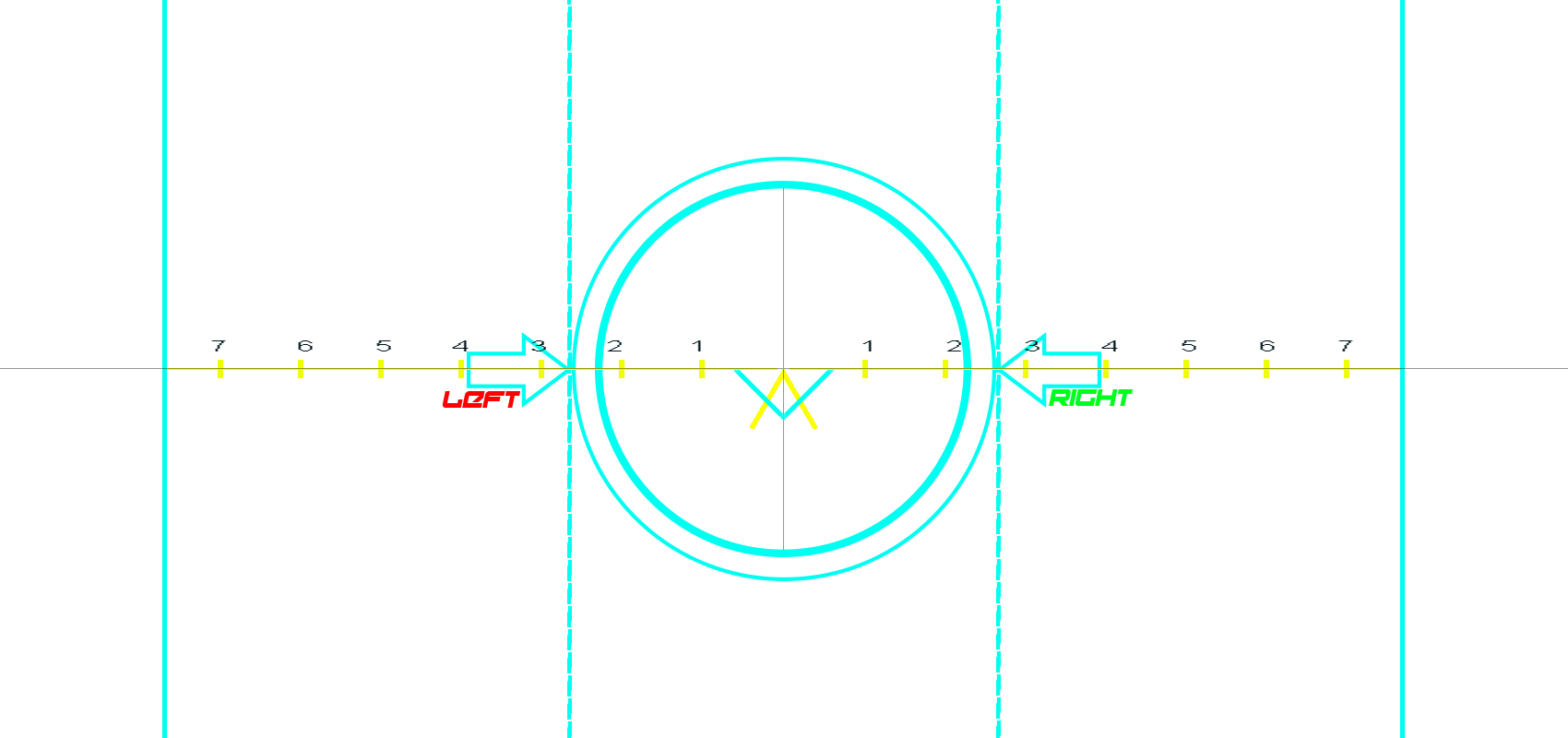 Crosshair Design Idea For Wows - Diagram (1700x800), Png Download