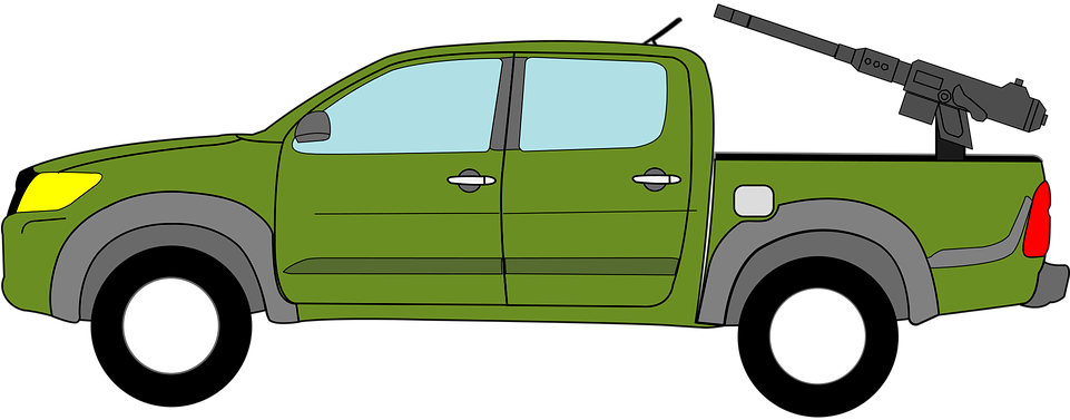 Cartoon Tow Truck - Toyota Hilux Clipart (960x480), Png Download