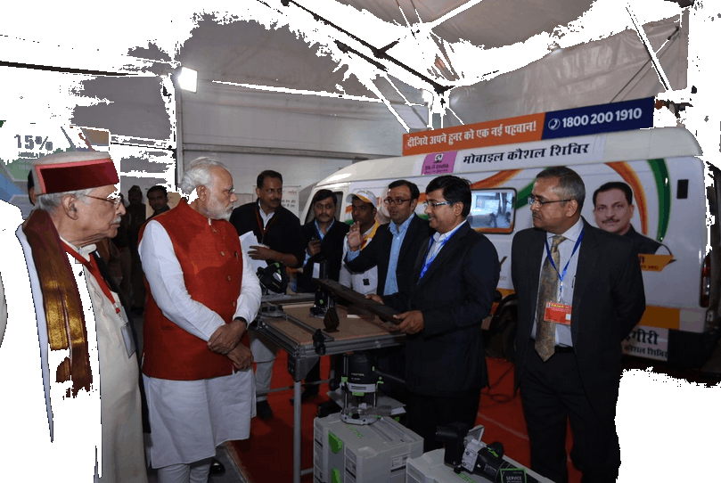Pm Launches Major Skill Development Projects - Skill (809x542), Png Download