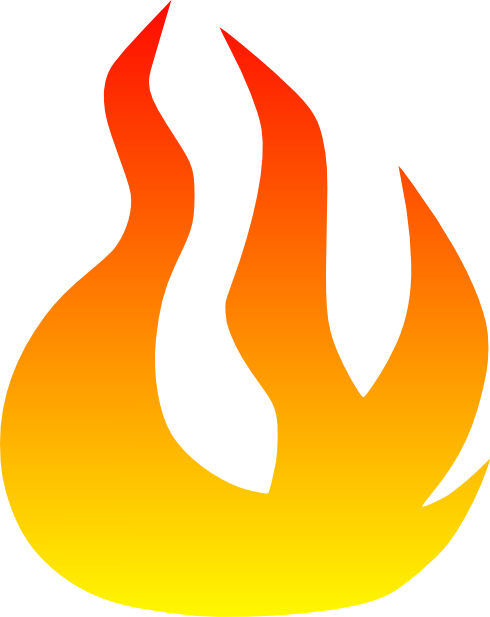 Fuego Flame Only (490x617), Png Download
