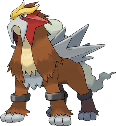 Entei - Pokemon Entei (845x475), Png Download