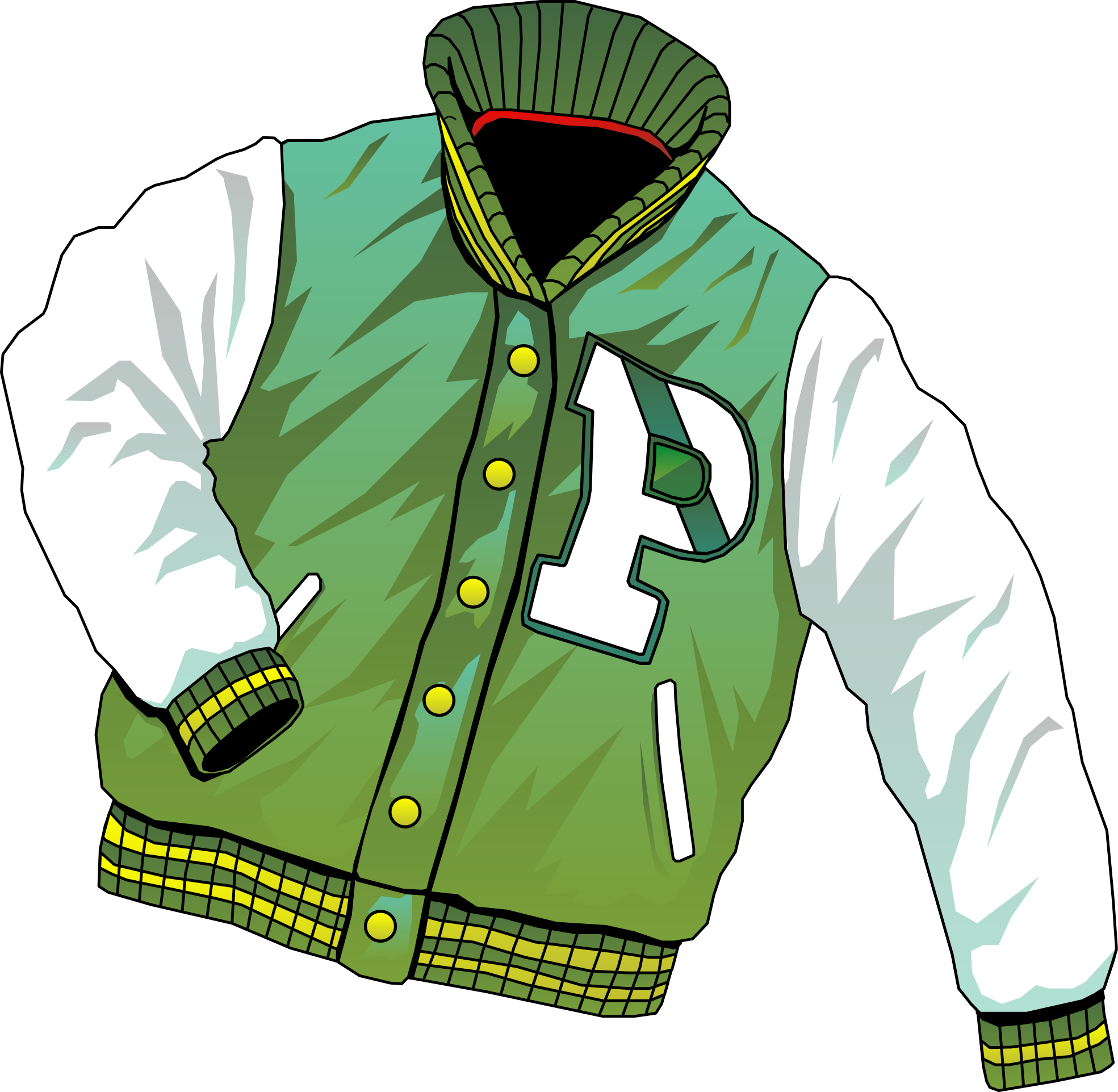 Jacket Clothes Clipart - Jacket Clipart (1969x1923), Png Download