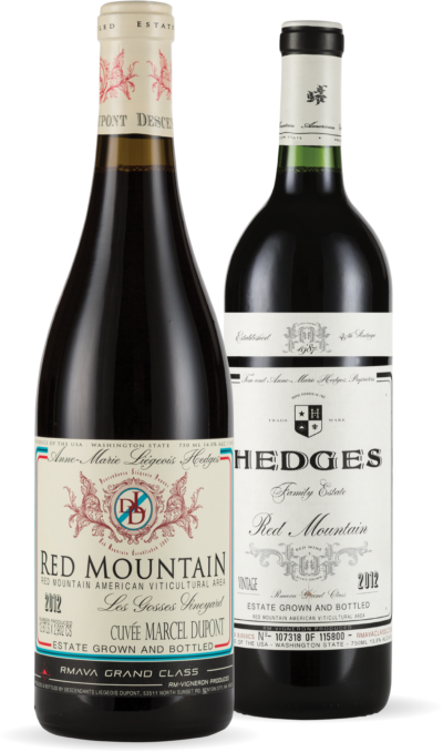 The Land Right Bottles - Hedges Cellars 2011 Hedges Family Estate Red Mountain (400x678), Png Download