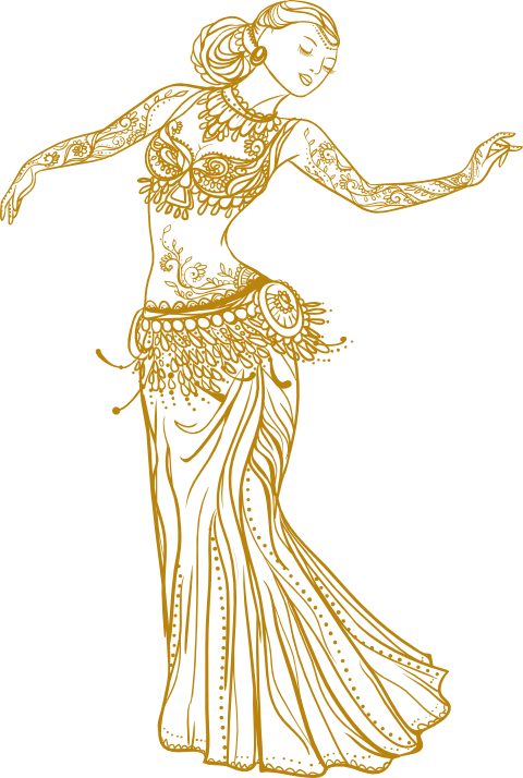 Bellydance Classes - Belly Dance Png (480x714), Png Download