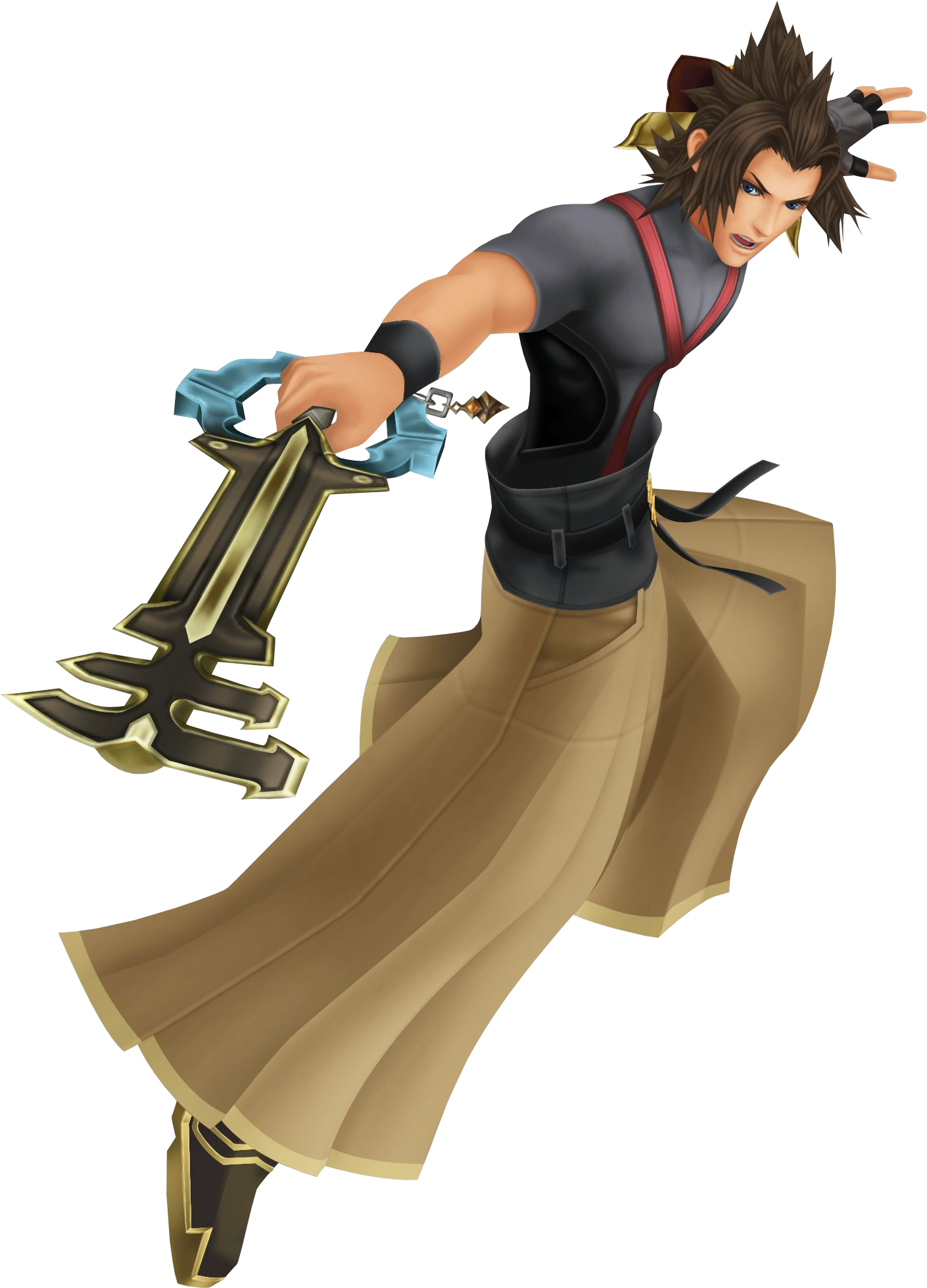 Kingdom Hearts 2 Final Mix - Terra Kingdom Hearts (1536x2072), Png Download