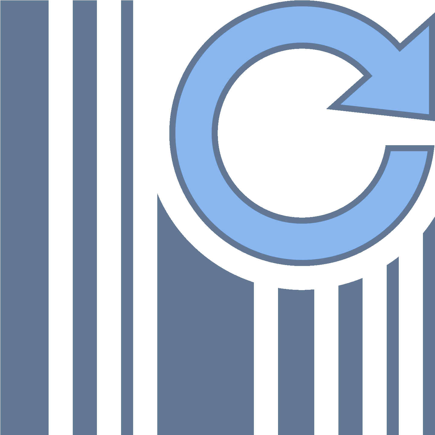 Refresh Barcode Icon - Штрихкод Иконка Png (1600x1600), Png Download