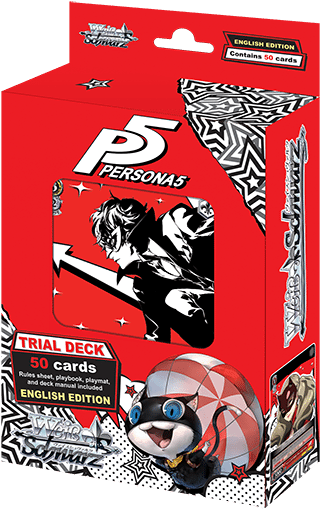 Persona 5 Trial Deck - Weiss Schwarz Persona 5 English (400x533), Png Download