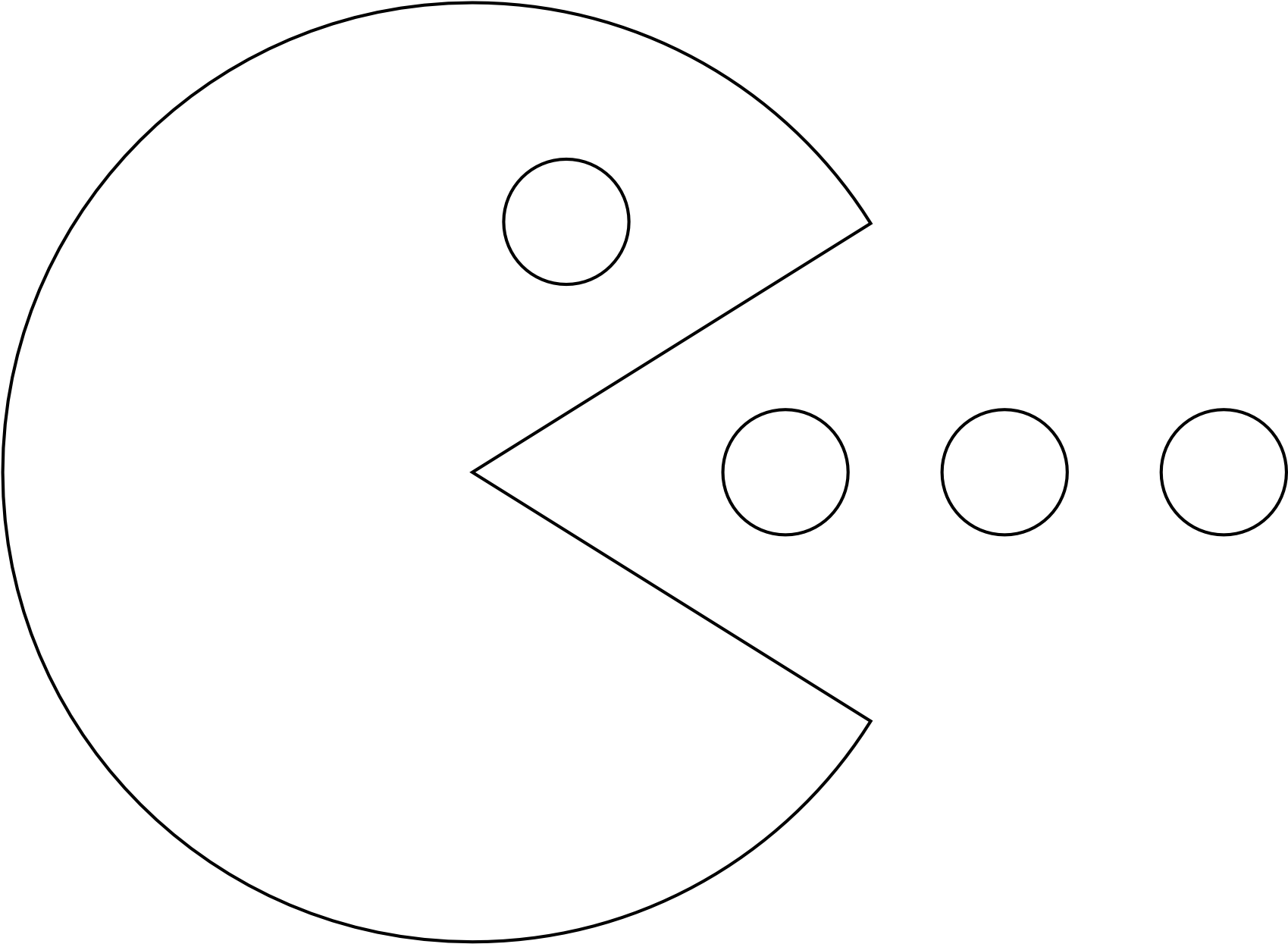 Pac Man Cliparts - Pac-man (1969x1283), Png Download