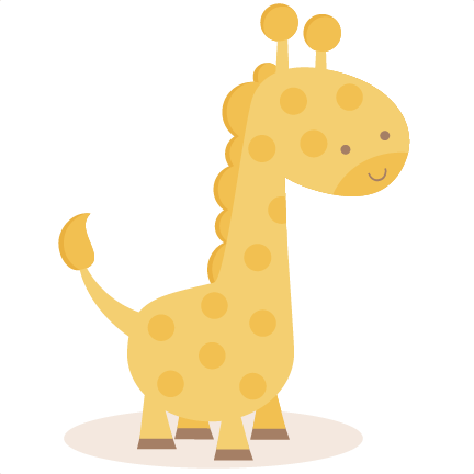 Cute Giraffe Svg Scrapbook Cut File Cute Clipart Files - Miss Kate Cuttables Giraffe (432x432), Png Download
