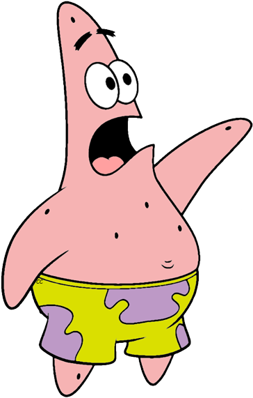 Patrick Spongebob Clipart - Patrick Clipart (370x577), Png Download