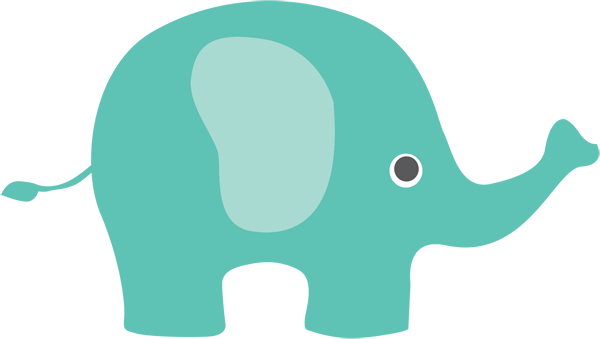 Ideas Pinterest Elephants - Baby Elephant Clipart Png (600x339), Png Download