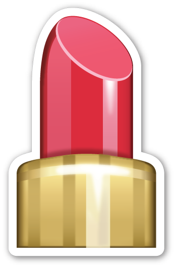 **this Sticker Is The Large 2 Inch Version That Sells - Emoji Whatsapp Batom Png (347x528), Png Download