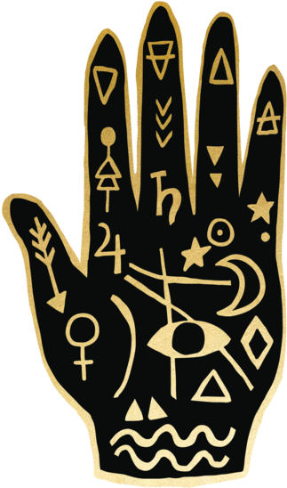 Mystic Hand - Mystic Tattoo Hand (690x690), Png Download