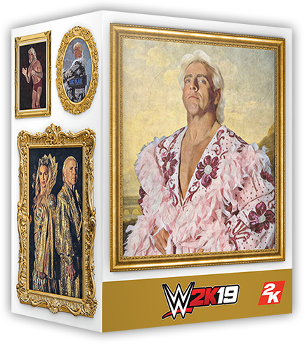 La Collector's Edition Include La Wwe 2k19 Deluxe Edition, - Wwe 2k19 Woo Edition (434x488), Png Download