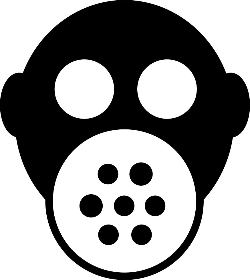 Gas Mask - - Icono Mascara De Gas (874x980), Png Download