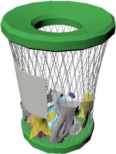 Trashcan - Portable Network Graphics (500x500), Png Download