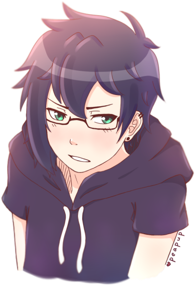 Here's Regular Colored Nerd-seb - Sebastian Real Father Stardew Valley (500x563), Png Download