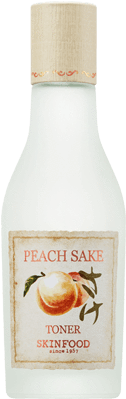 Peach Sake Toner - Glass Bottle (478x452), Png Download