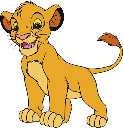 Lion Cub Clip Art - Lion King Simba Cub Clipart (400x418), Png Download