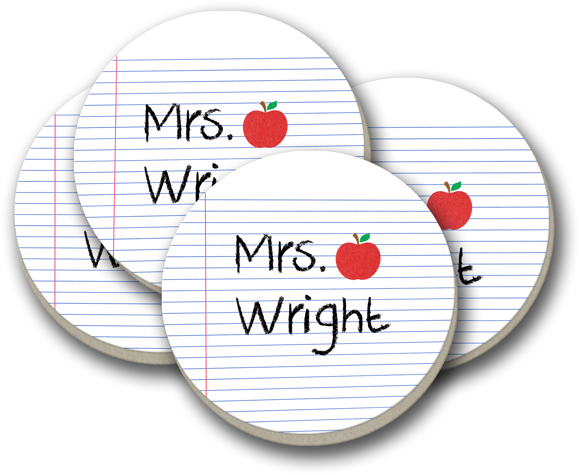 Teacher Coaster - Strawberry (2000x1600), Png Download