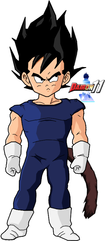 Kid Vegeta Tenkaichi Style By Dairon11 On Deviantart - Kid Vegeta Ssj (500x850), Png Download