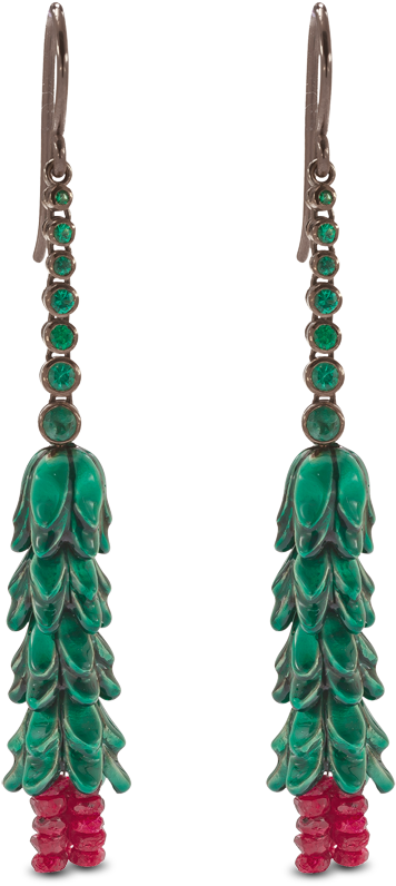 Chlorophyll Aloe Vera Earrings - Earring (940x940), Png Download