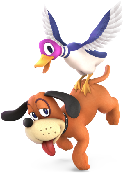 View Samegoogleiqdbsaucenao 600px-duck Hunt Ssbu , - Duck Hunt Smash Bros Ultimate (600x600), Png Download