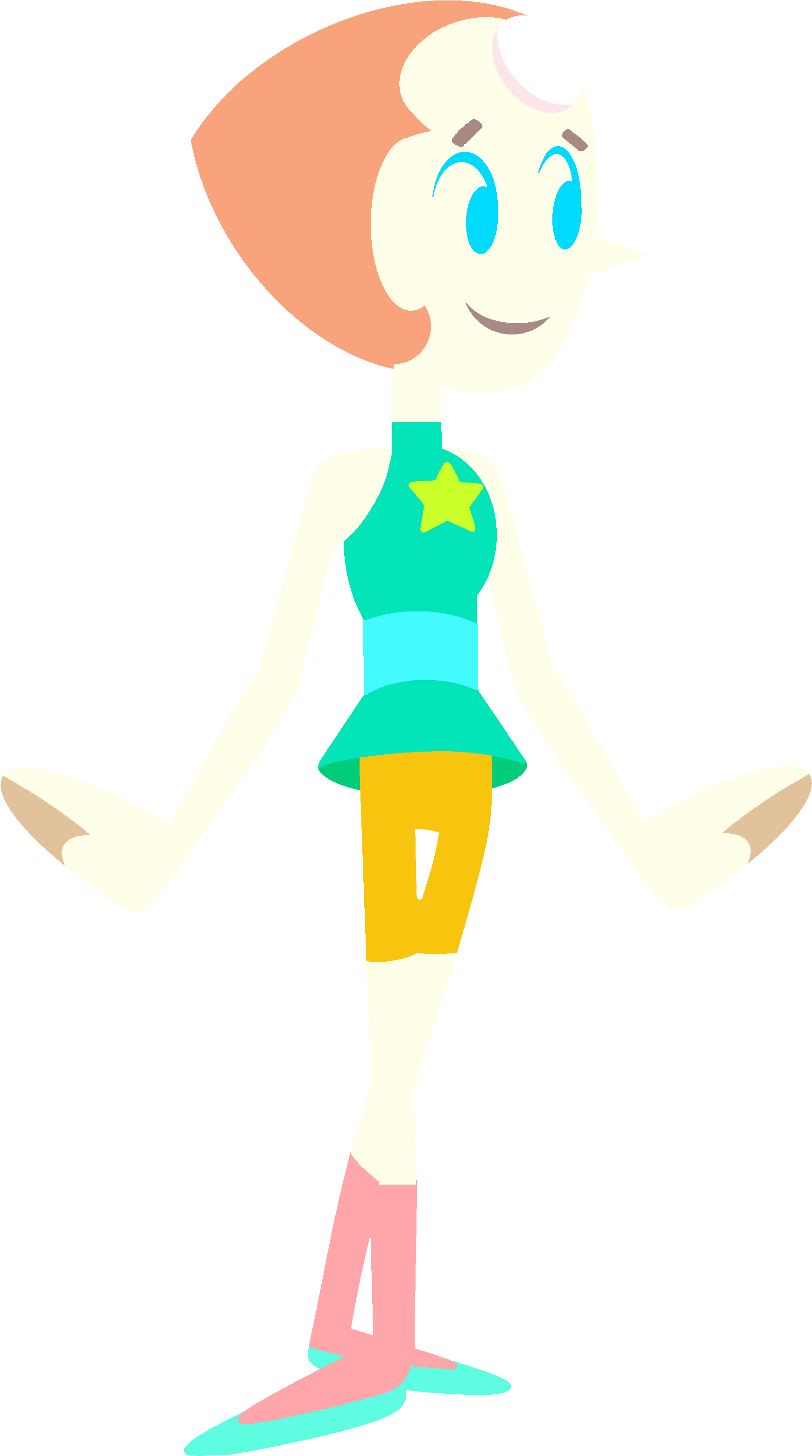 Save The Light Pearl By Pearl - Steven Universe Save The Light Pearl (1992x3428), Png Download