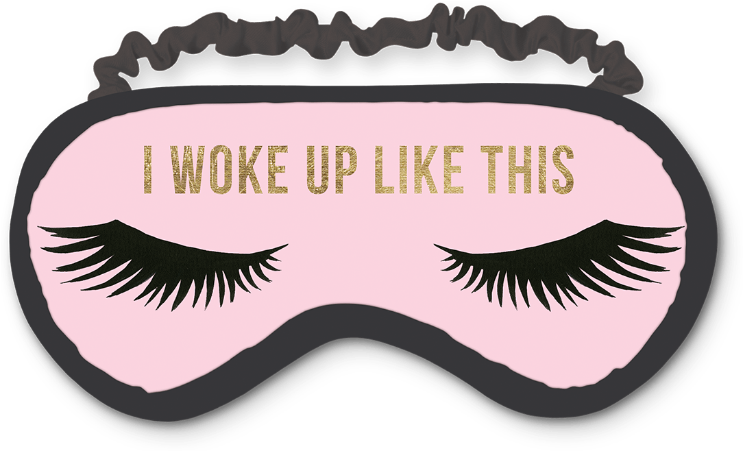 Lashes Woke Up Eyemask - Eye Mask With Lashes (1200x1200), Png Download