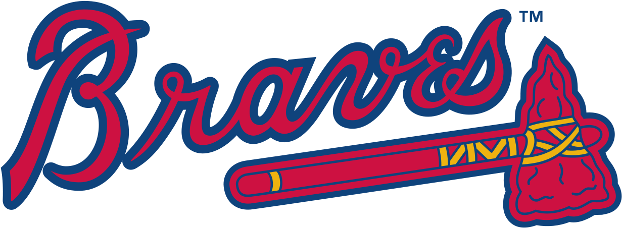 Atlanta Braves - Atlanta Braves Logo (1280x497), Png Download