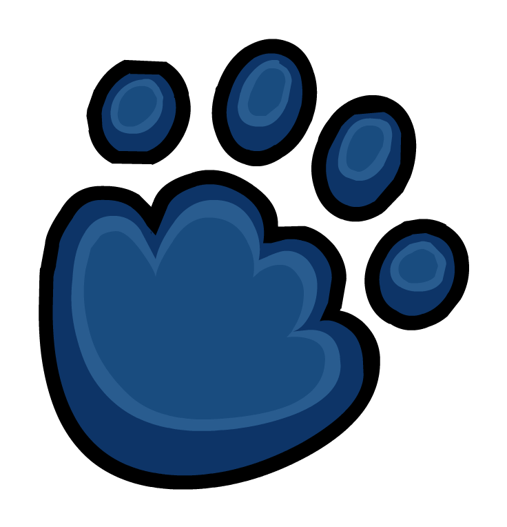 Polarpaw - Polar Paw Print Club Penguin (763x763), Png Download