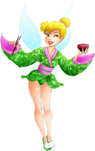 Tinkerbell Christmas Clipart - Png Clochette Disney (400x600), Png Download