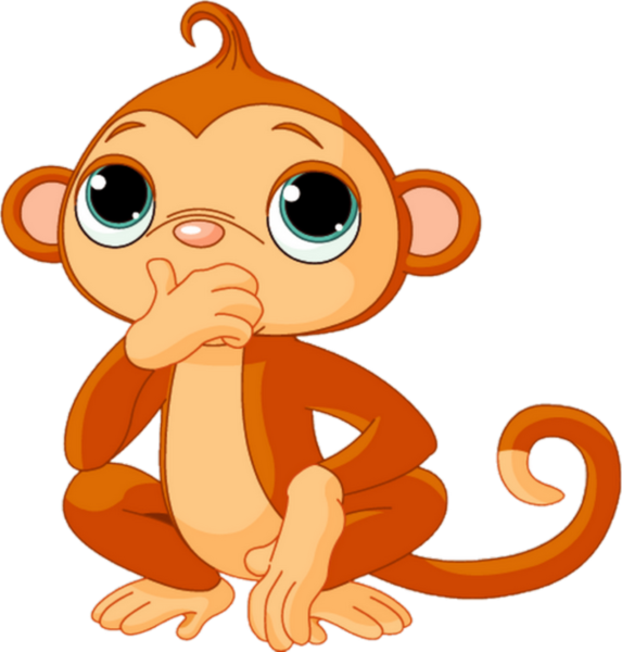 Share This Image - Monkey Clip Art (573x600), Png Download