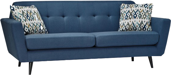 Jackson Sofa Md - Sofas To Go Jacob Sofa, Blue (595x328), Png Download