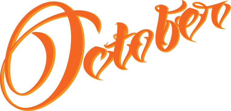 Out In October Fall Events - October Png (760x365), Png Download