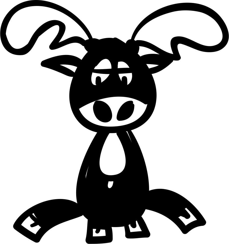 Png File Svg - Reindeer (920x981), Png Download