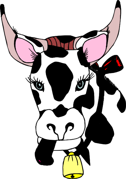 Cow Sticking Out Tongue Svg Clip Arts 420 X 593 Px (420x593), Png Download