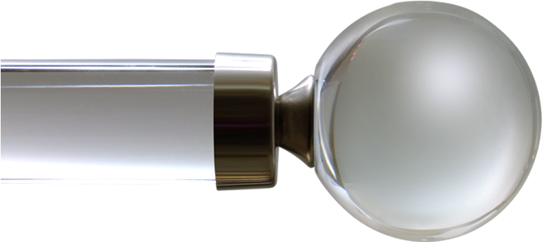 Large Crystal Ball - Curtain Rod (1024x768), Png Download