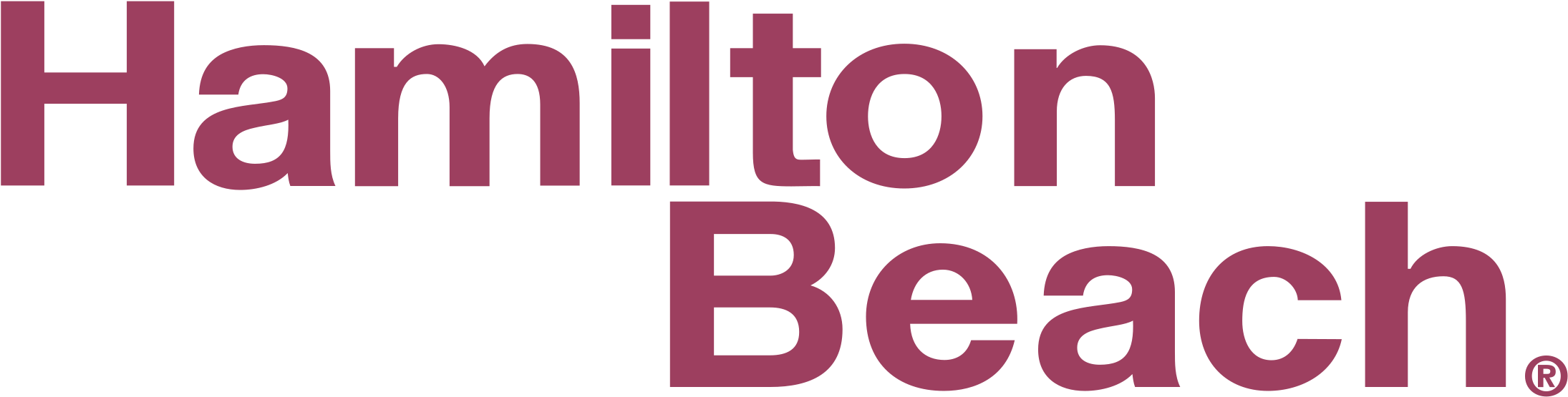Hamilton Beach Logo Png Transparent - Hamilton Beach (2400x2400), Png Download