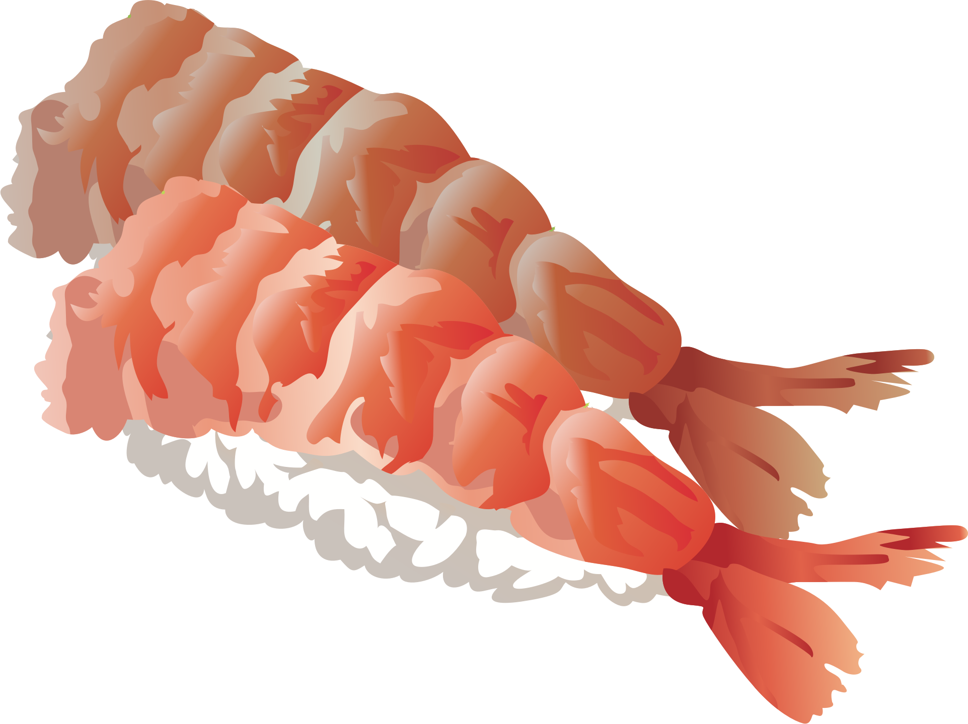 Nigiri Big Image Png - Sushi (1923x1439), Png Download