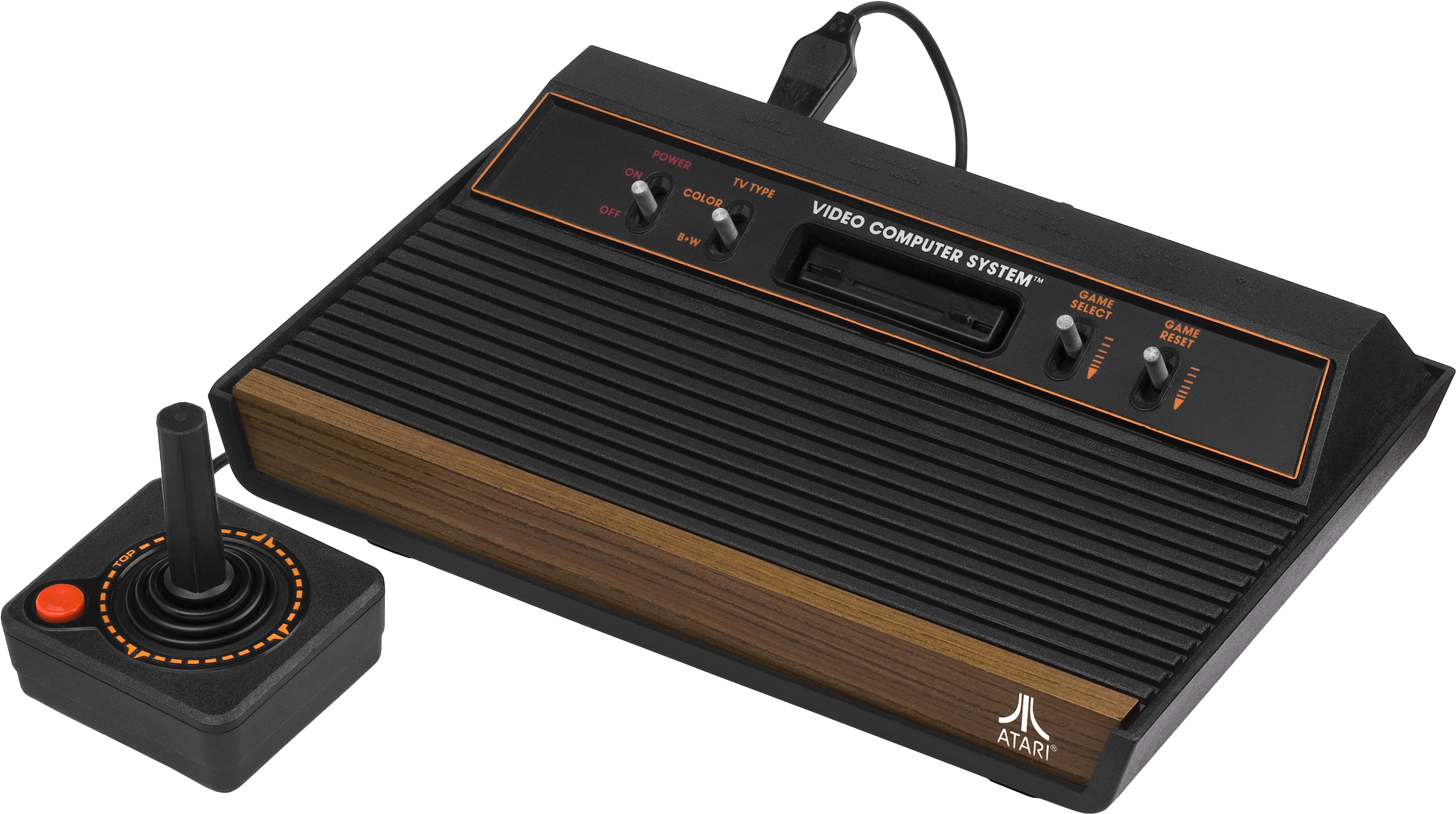 Atari 2600 Wood 4sw Set - Atari 2600 (3760x2300), Png Download