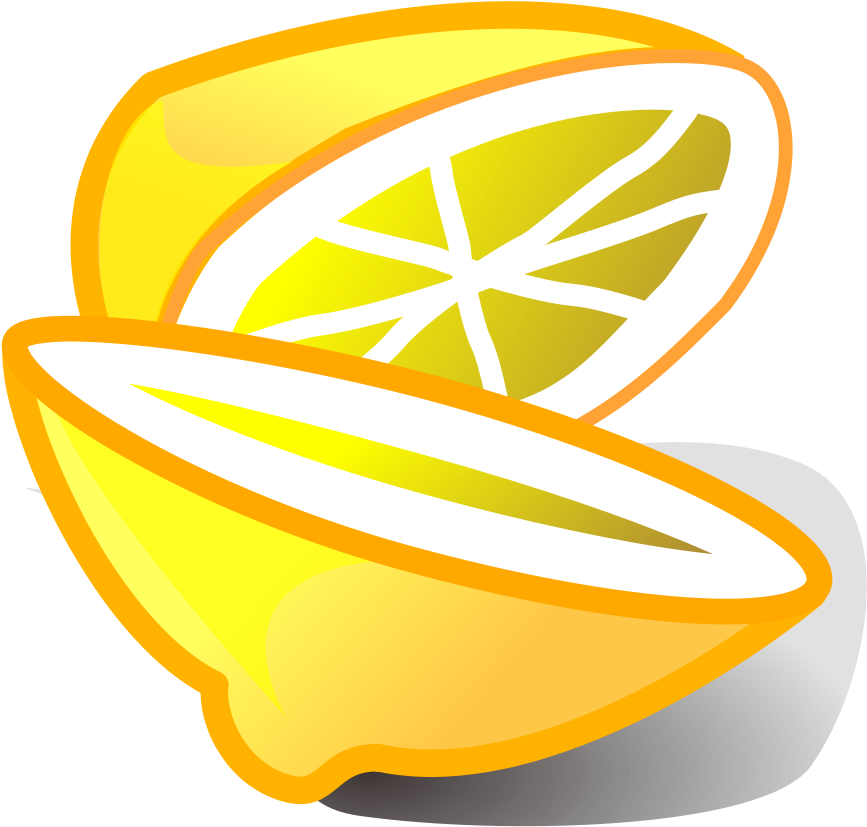How To Set Use Sliced Lemon Clipart (600x572), Png Download