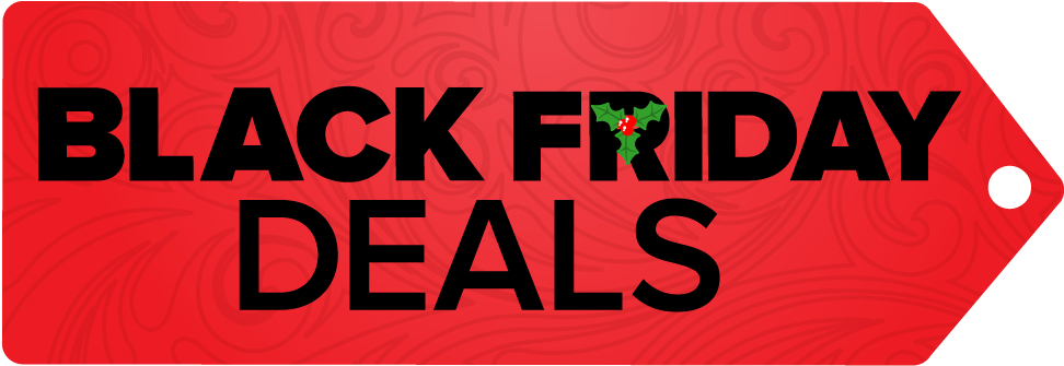Black Friday Sales Red Ticket Png - Black Friday Sale Logo (983x344), Png Download