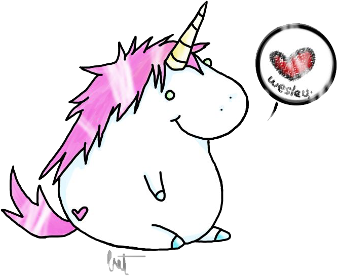 Unicorn Png Images Transparent Free Download - Drawings Of Fat Unicorns (686x565), Png Download