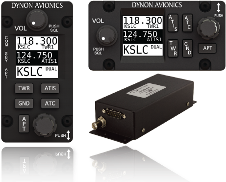 By Integrating Deeply With Your Dynon Skyview System, - Dynon Sv-com-x83 Vhf Transceiver W/8.33 (550x370), Png Download