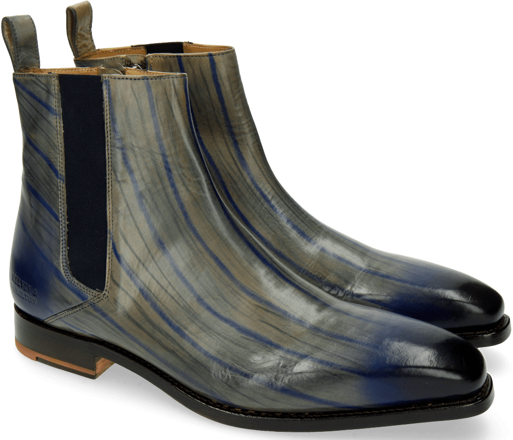 Ankle Boots Kylian 2 Clear Water Lines Electric Blue - Stiefeletten Chelsea Boots Ankle Boots Von Melvin & (1024x1024), Png Download