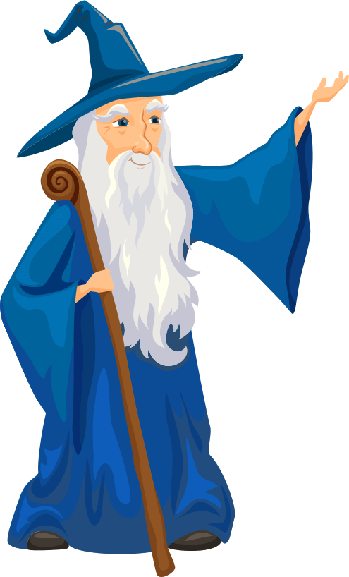 Wizard イラスト (495x818), Png Download