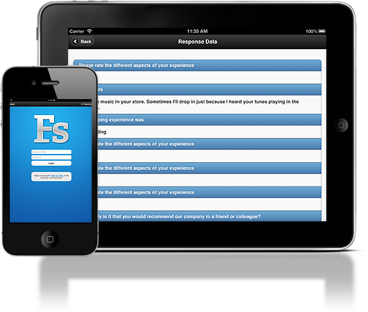 The Fluidsurveys App Allows Enterprise Customers To - Mobile Device (600x500), Png Download