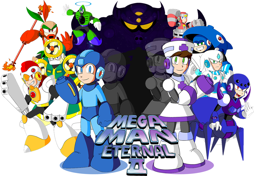 Mega Man Eternal 2 Ambient (1000x594), Png Download